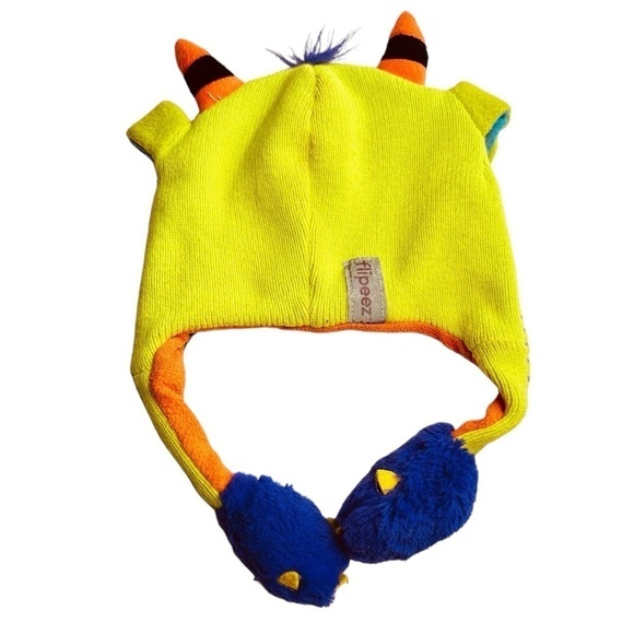 Flipeez Peek-A-Boo Green Monster Action‎ Hat Kids Unisex OS - Picture 5 of 9